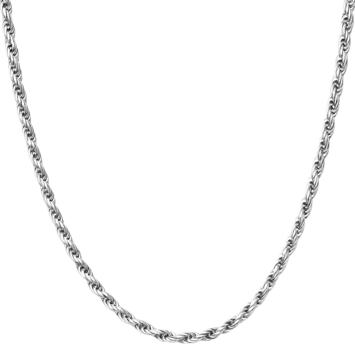 3mm Silver Rope Chain