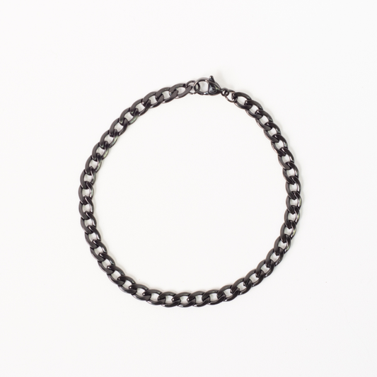 Cuban Bracelet Black - 5mm