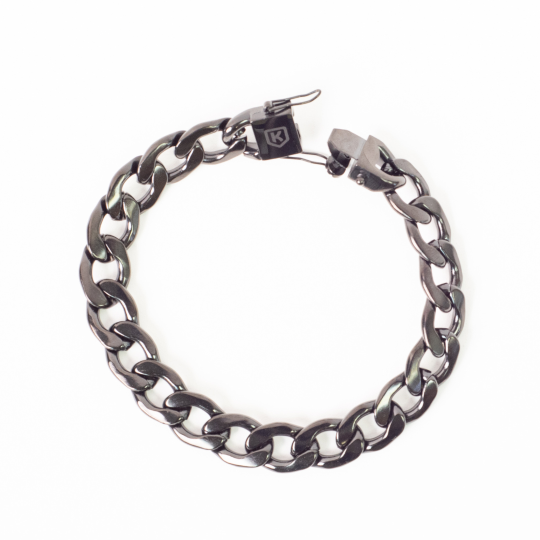 Cuban Bracelet Black - 12mm
