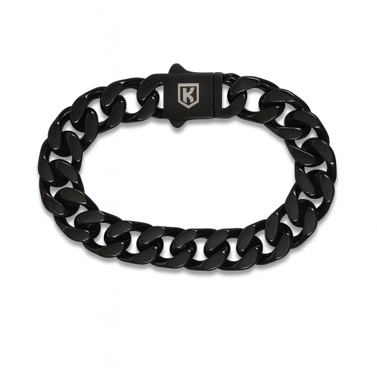 Cuban Bracelet Black - 12mm