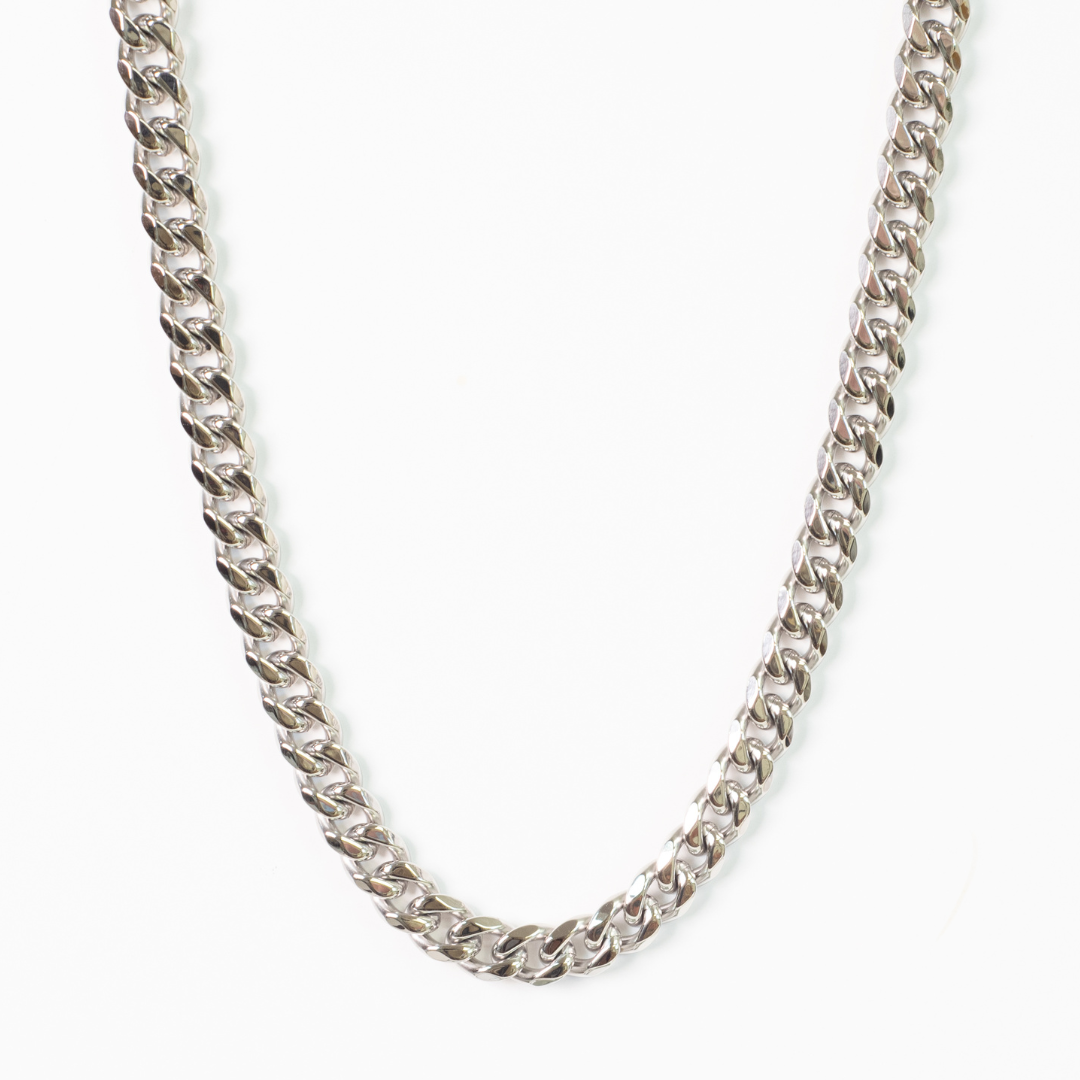 Cuban Chain Silver - 10mm