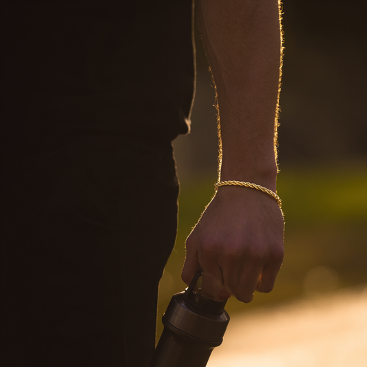 Rope Bracelet Gold - 3mm