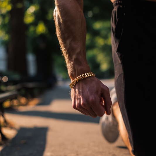 Cuban Bracelet Gold - 12mm