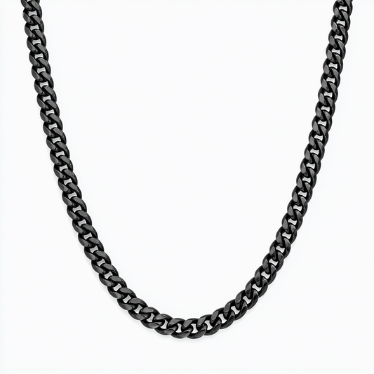 Cuban Chain Black - 3mm