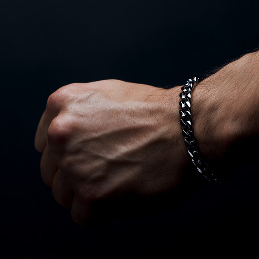 Cuban Bracelet Black - 5mm