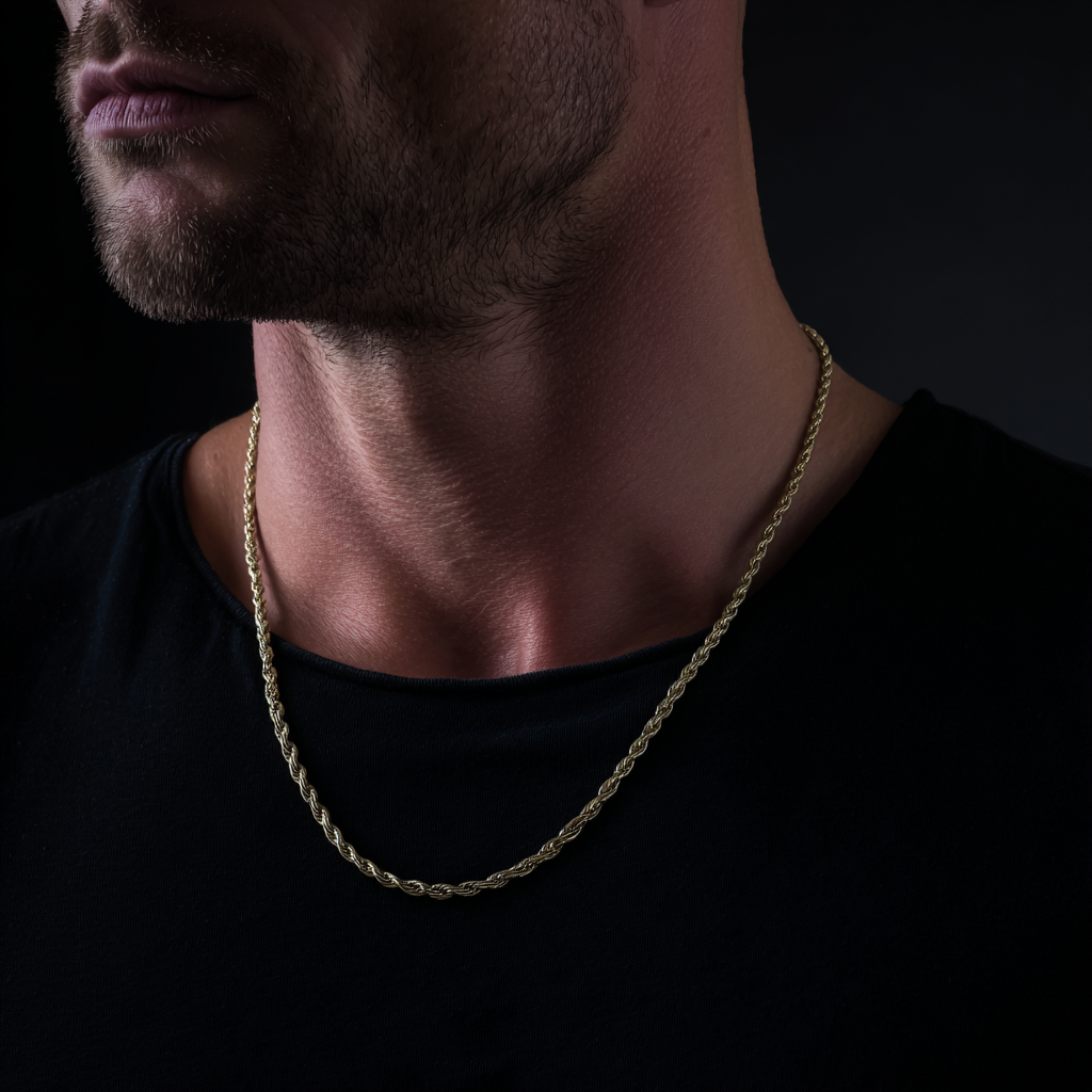 3mm Silver Rope Chain