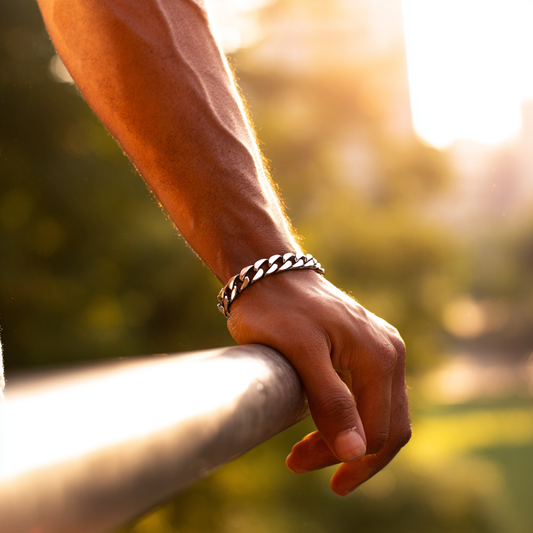 Cuban Bracelet Silver - 12mm