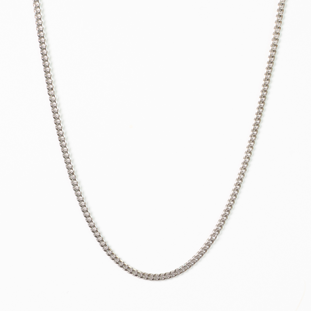 Cuban Chain Silver - 3mm