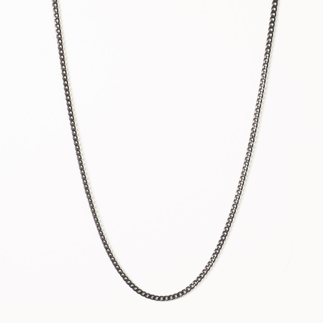 Cuban Chain Black - 3mm
