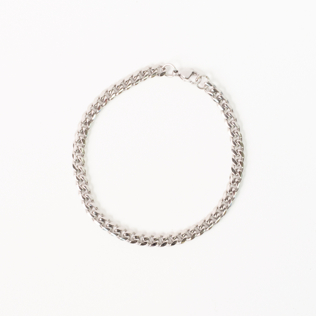 Cuban Bracelet Silver - 5mm