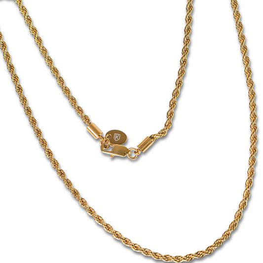 3mm Gold Rope Chain