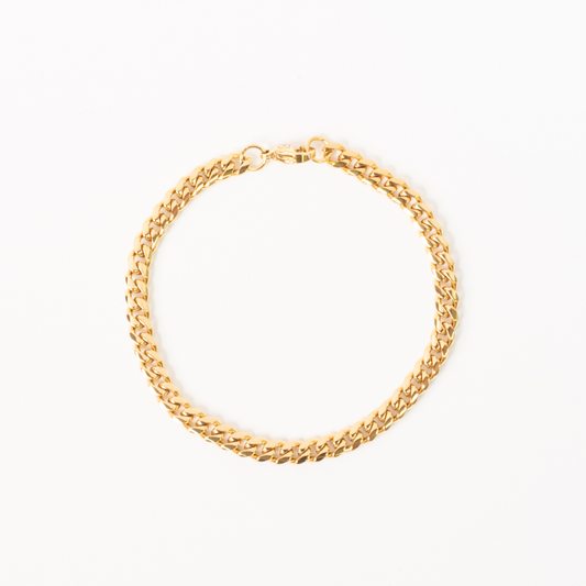 Cuban Bracelet Gold - 5mm