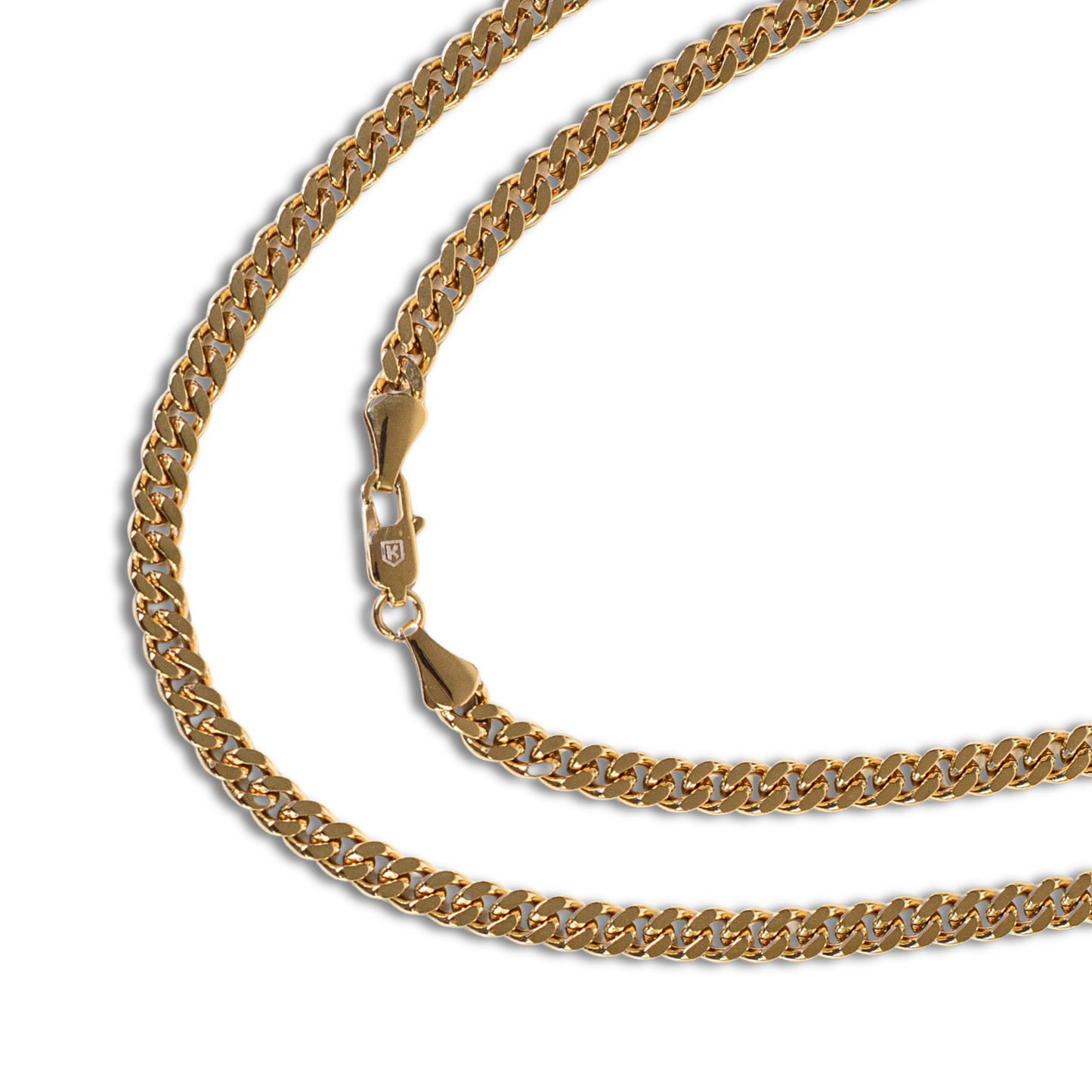5mm Gold Cuban Chain