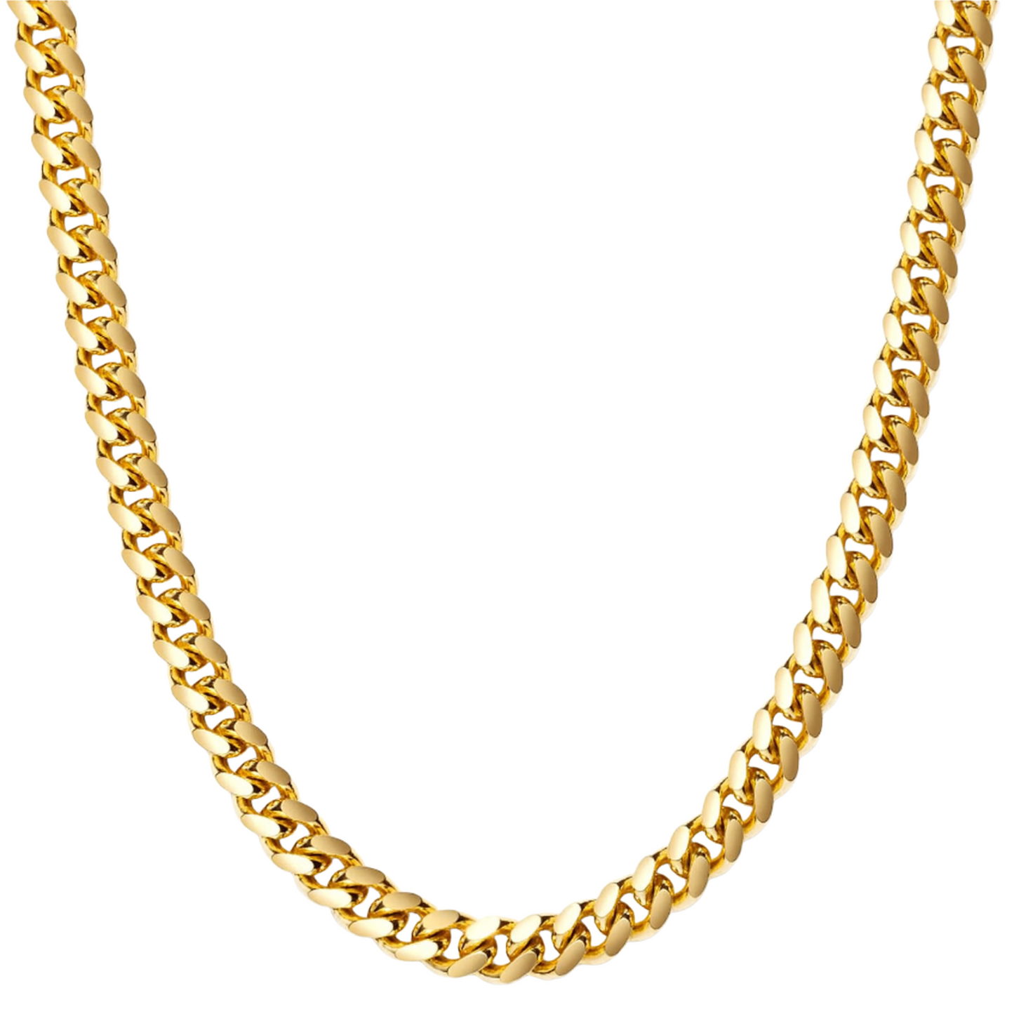 5mm Gold Cuban Chain