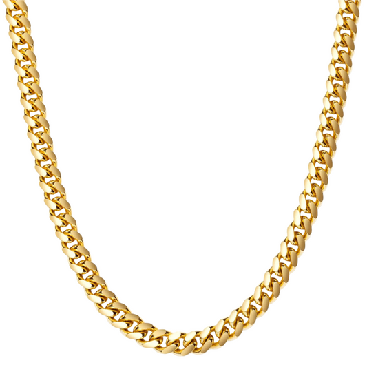 5mm Gold Cuban Chain