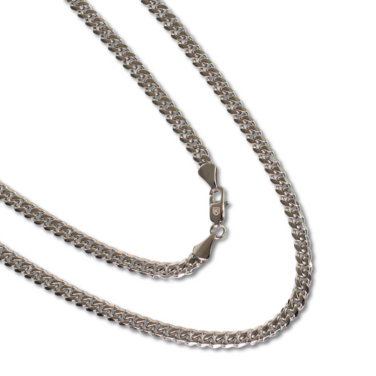 5mm Silver Cuban Chain