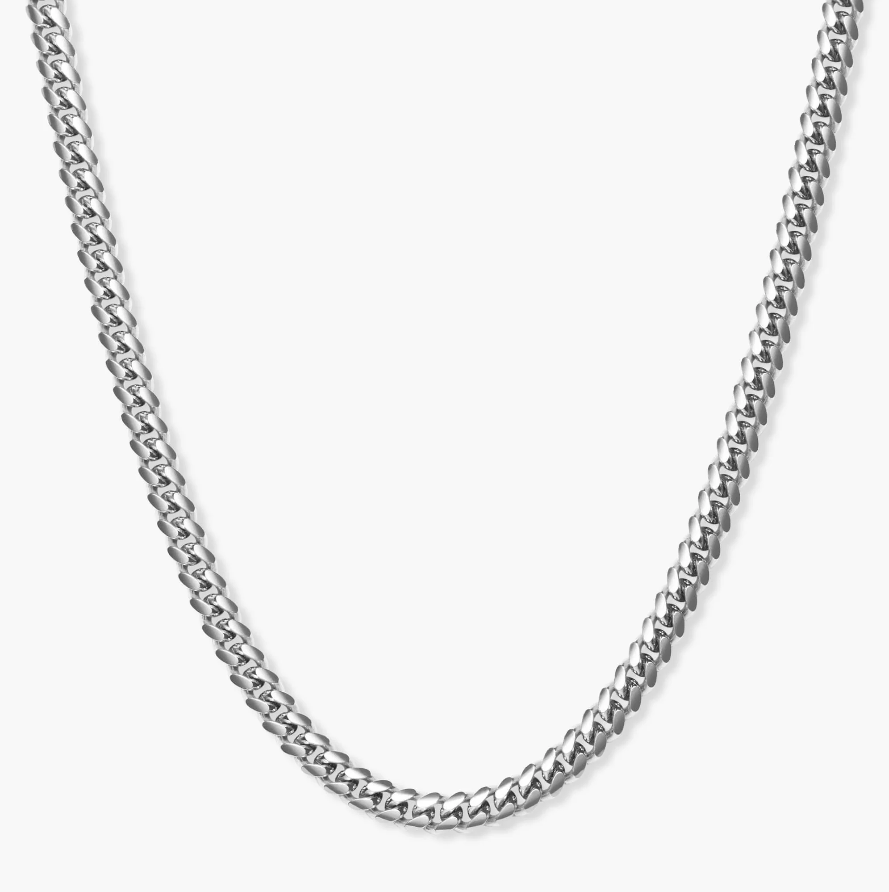 Cuban Chain Silver - 3mm