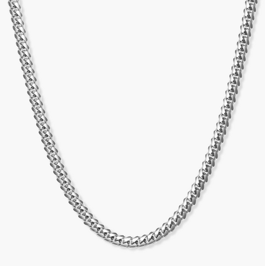 Cuban Chain Silver - 3mm
