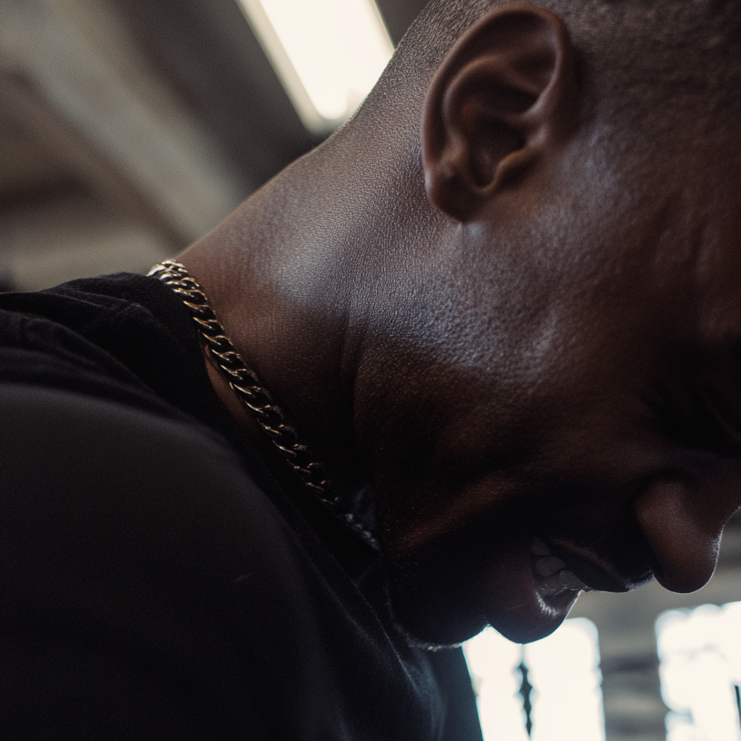 Cuban Chain Black - 8mm