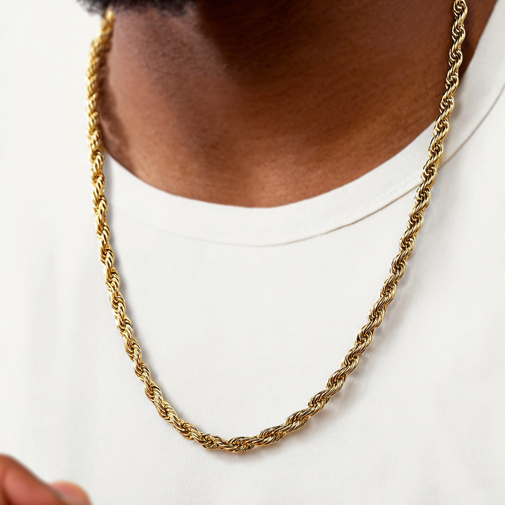 Rope Chain Gold - 5mm