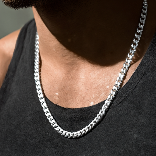 Cuban Chain Silver - 3mm
