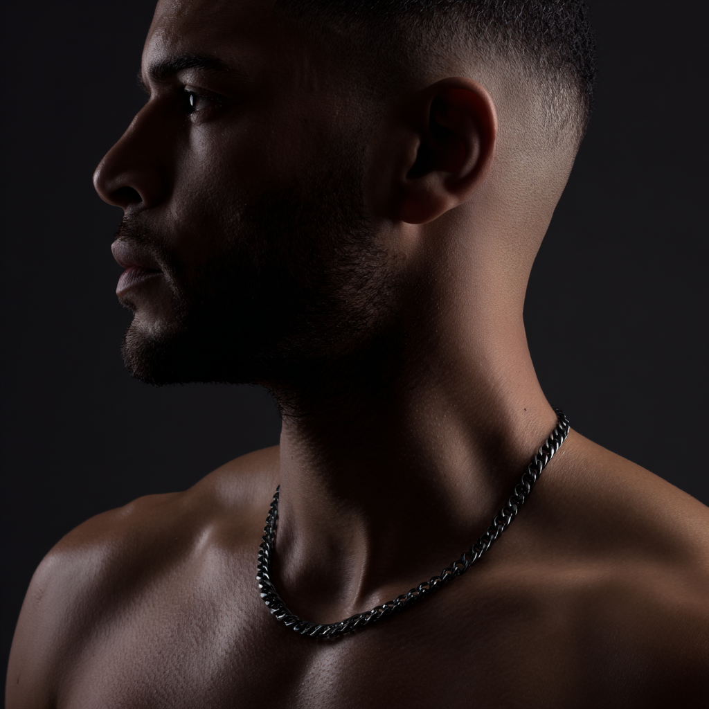 Cuban Chain Black - 3mm